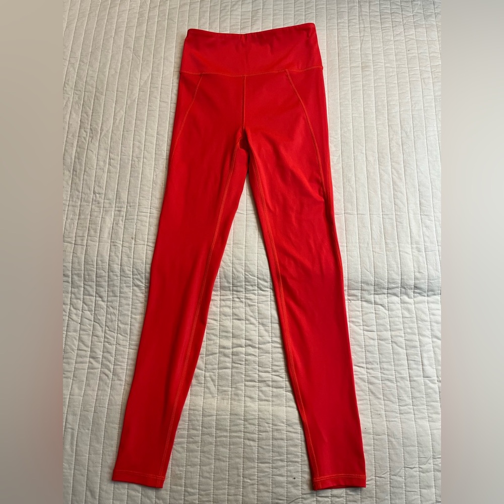 savage x fenty bright coral leggings NWOT